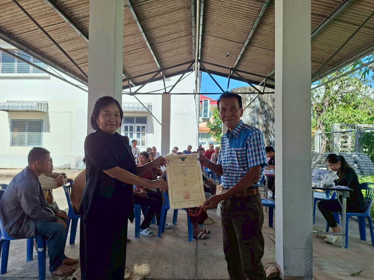 title - ส.ป.ก.มุกดาหาร จัดกิจกรรมส่งสุขปีใหม่มอบให้เกษตรกรในเขตปฏิรูปที่ดินจังหวัดมุกดาหาร